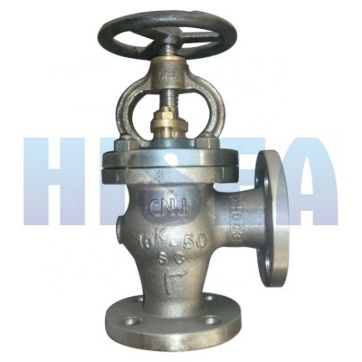 Jis Standard Marine Cast Steel Angle Valve Jis F7312